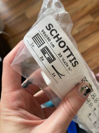 Stoffe plissettate bianche Ikea