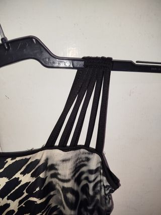 Blusa fiesta mujer estampado animal