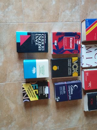 DICCIONARIOS Inglés/francés/Castellano/Valenciano