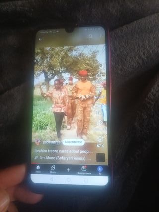 Smartphone Huawei nero/rosa