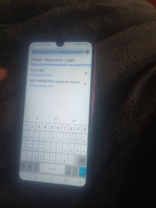 Smartphone Huawei nero/rosa