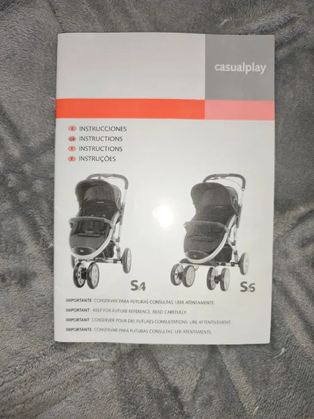 Silla de paseo Casualplay S6 Negro