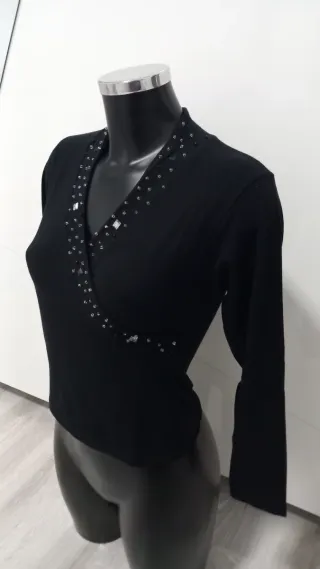 Maglia manica lunga Excup donna nera