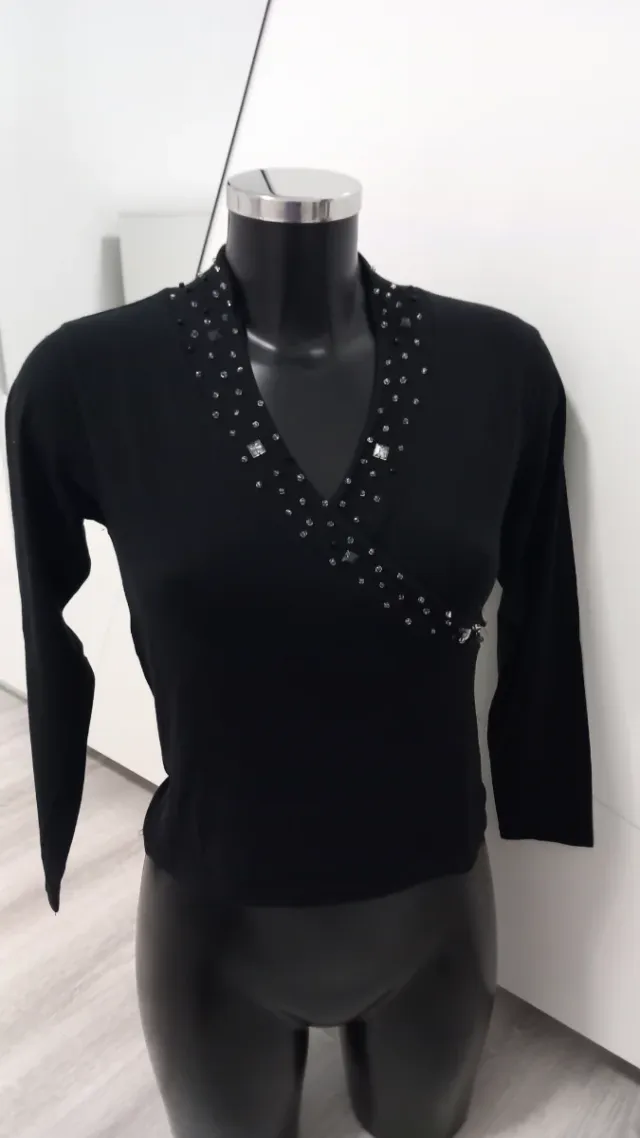 Maglia manica lunga Excup donna nera