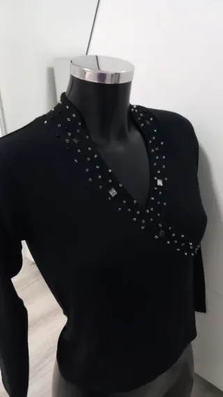 Maglia manica lunga Excup donna nera