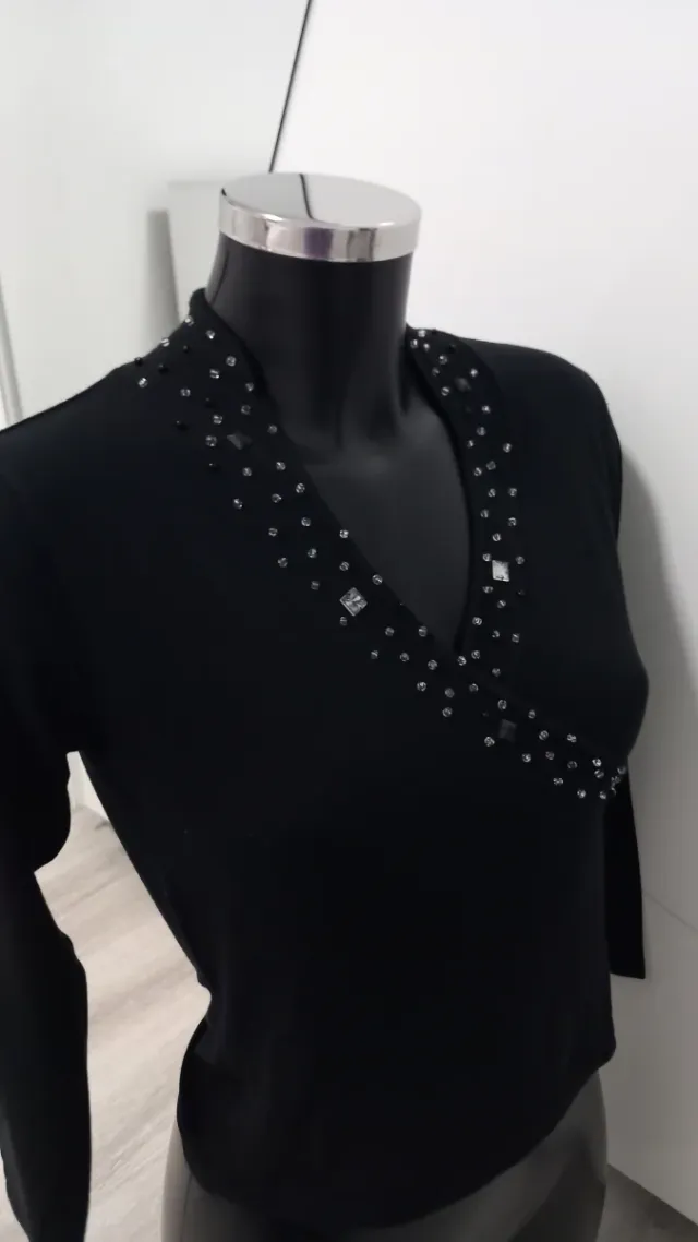 Maglia manica lunga Excup donna nera