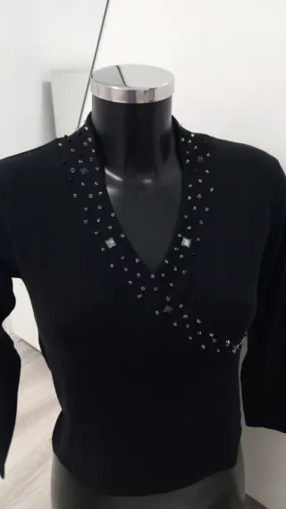 Maglia manica lunga Excup donna nera