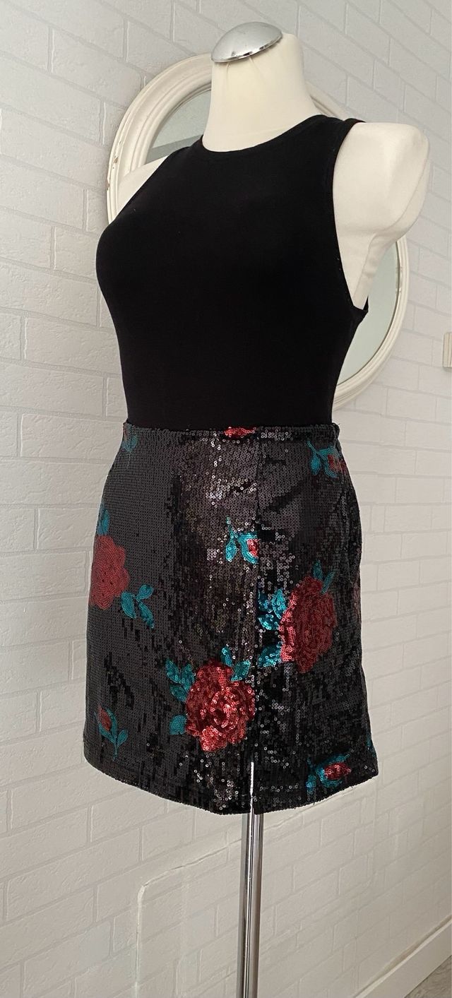 Falda Lentejuelas Lefties Talla M