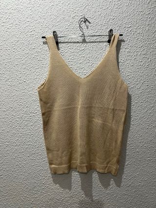 Jersey tirantes beige