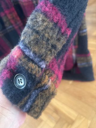 Sobrecamisa Zara cuadros oversize