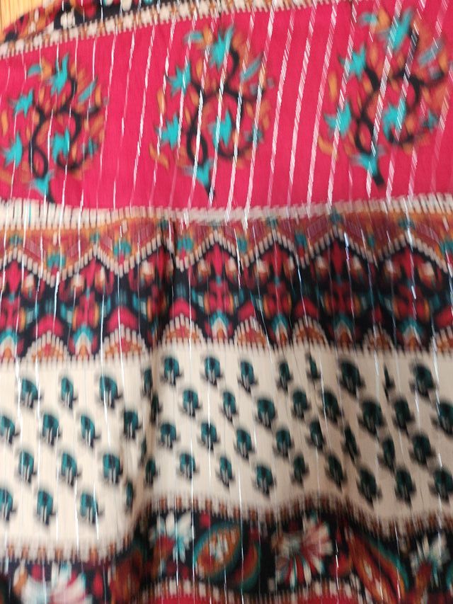 Vestido estampado étnico