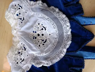 Traje Fallera Niña 8-10 a. con Manteletas y zapato