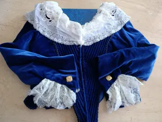 Traje Fallera Niña 8-10 a. con Manteletas y zapato