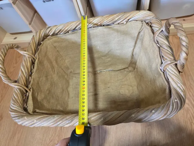 Cesta trenzado tradicional