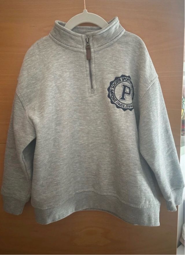 Sudadera niño 5-6 años Mango Gris