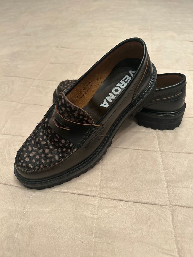 Mocassini pelle e cavallino VERONA 39