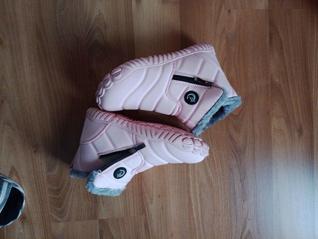 Botas de invierno rosas talla 36