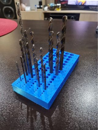 Soporte para mesa para brocas del numero 1 al 10