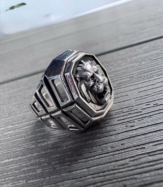 Anillo Plata Diseño León