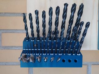 Soporte para pared para brocas 1 al 13