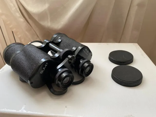 Binocolo nero SUmit con custodia in cuoio