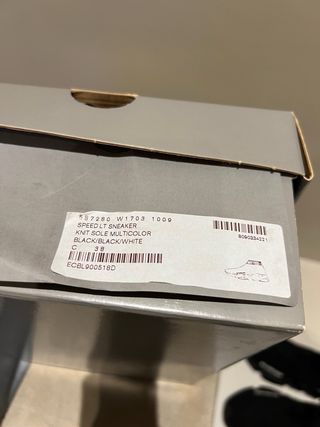 Balenciaga Speed Runner nere e bianche