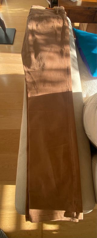 Pantalón Massimo Dutti T.40 Naranja