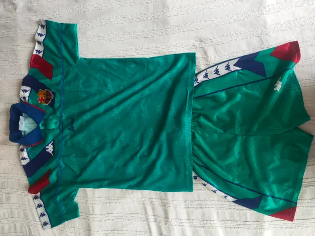 Equipación FC Barcelona Kappa Vintage