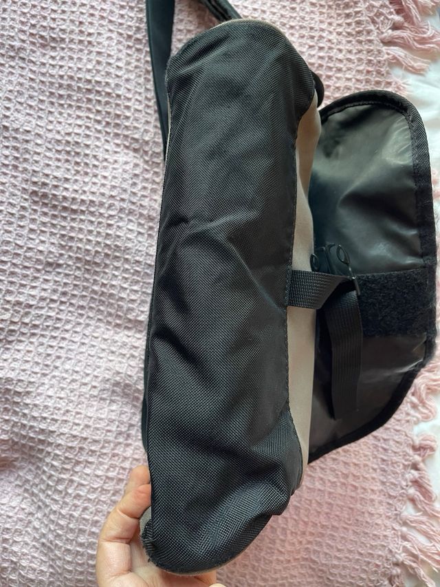 Nike Cordura 2000s Beige/Negro Bolso Mensajero Lap