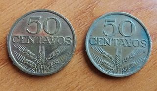 2 Monete da 50 Cent Portogallo 1979