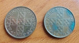 2 Monete da 50 Cent Portogallo 1979