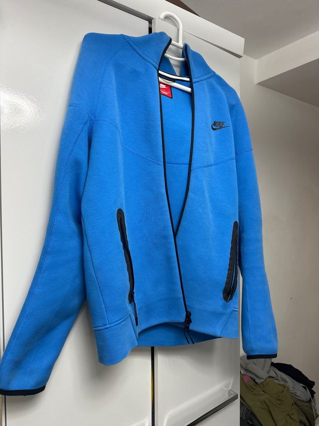 Chaqueta Nike Tech Fleece Azul Original