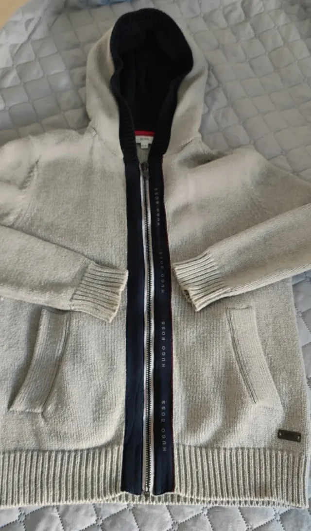 Chaqueta Hugo Boss Lana Gris T10