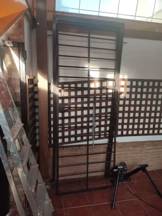 Puerta Reja Hierro Macizo