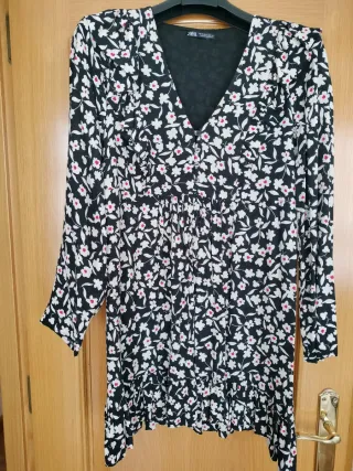 Vestido Zara estampado flores