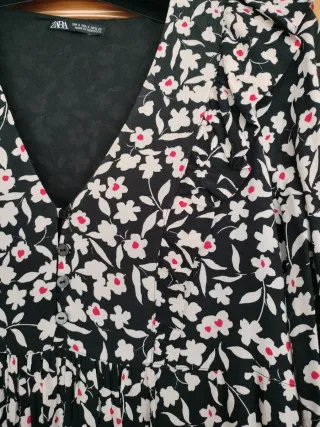 Vestido Zara estampado flores