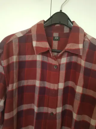 Camisa cuadros Uniqlo Talla M