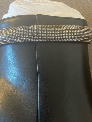 Stivaletti tacco alto con strass