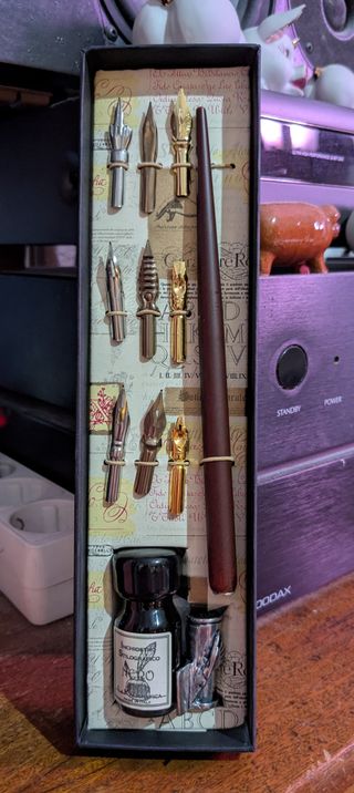 Set Estilográficas y Tinta Aero