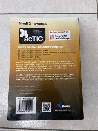 ACTIC 3: Qüestionaris de preguntes d'examen (Ca...