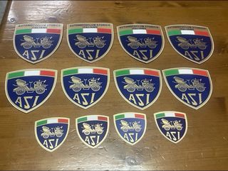 12 Adesivi ASI Auto Storiche Moto