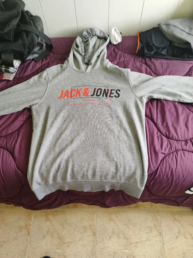 Sudadera Jack & Jones Gris Talla M