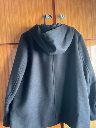 Abrigo Zara Negro Mujer