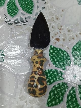 Set Utensili Cucina Vintage Manico Leopardato