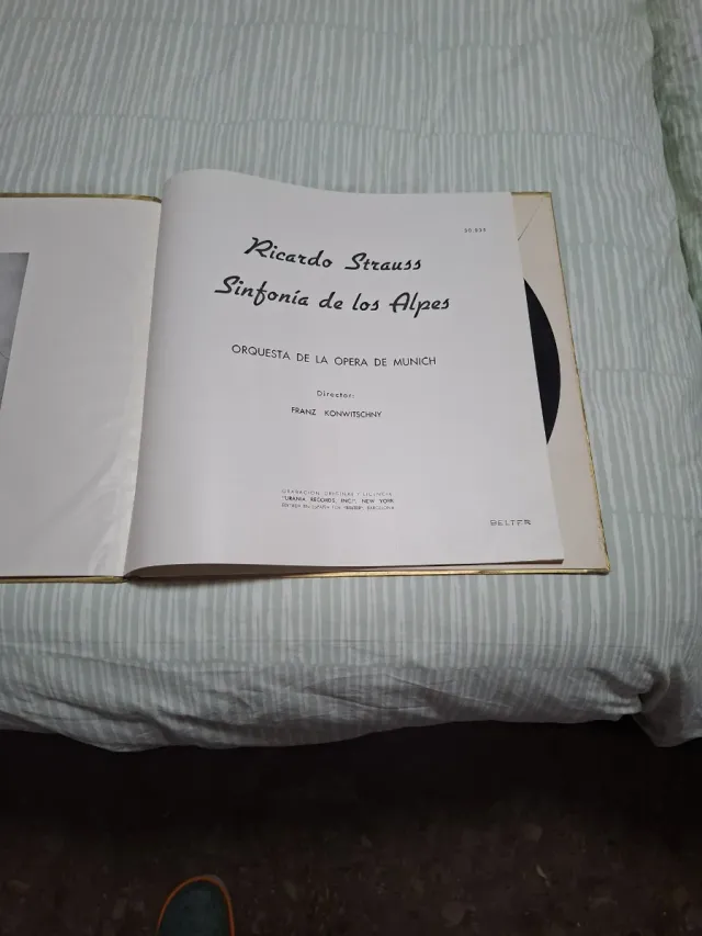 Vinilo R. Strauss Sinfonia de los Alpes
