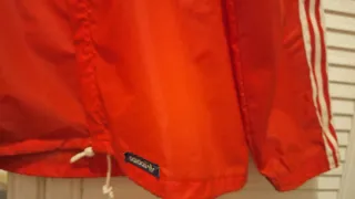 Chubasquero Adidas Vintage Rojo