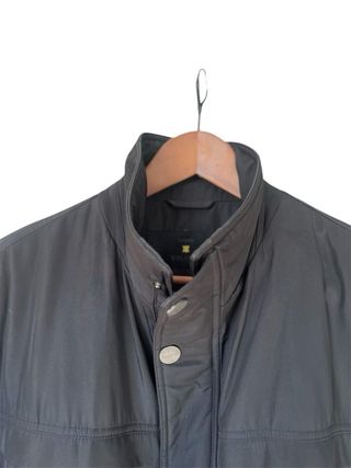 Parka impermeable negra