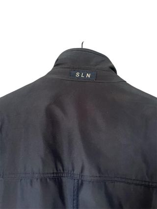 Parka impermeable negra