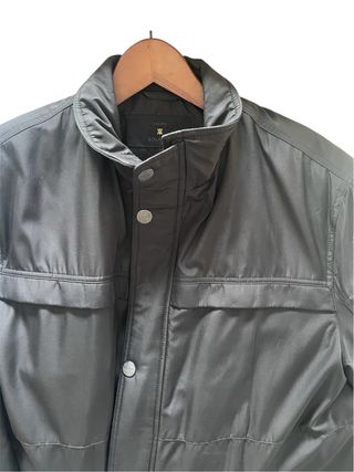 Parka impermeable negra