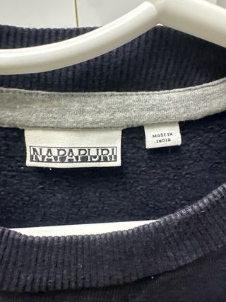 Sudadera Napapijri azul y roja